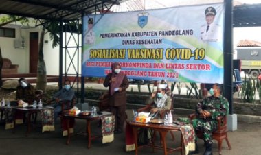 Dandim 0601/ Pdg Hadiri Sosialisasi Vaksin Covid-19 Bersama Forkompinda