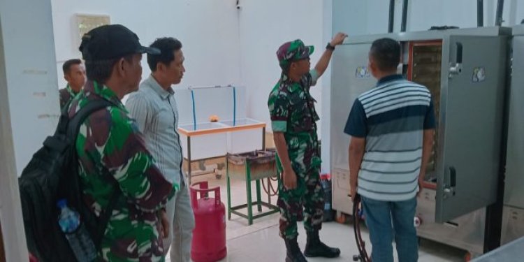 Dandim 0601/Pandeglang, Tinjau Dapur Sehat Di Labuan Pandeglang Banten