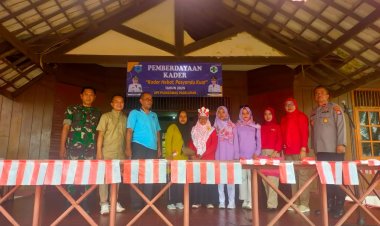 Koramil 0111/Pagelaran Kodim 0601/Pandeglang, Dukung Pemberdayaan Kader UPT Puskesmas Pagelaran