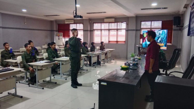 Pgs. Pasi Intel Kodim 0601/Pandeglang Sampaikan Materi Intelijen di Kegiatan KDS Mahabanten 2025