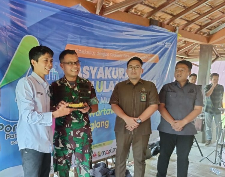 Dandim 0601/Pandeglang Letkol Inf. Afri Swandi Ritonga, S.I.P. Hadiri HUT Ke-4 Pokja Wartawan Pandeglang
