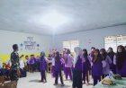 Babinsa Koramil 0104/Cimanuk Berikan Materi PBB dalam Kegiatan LDKS di MTs Al-Barkah