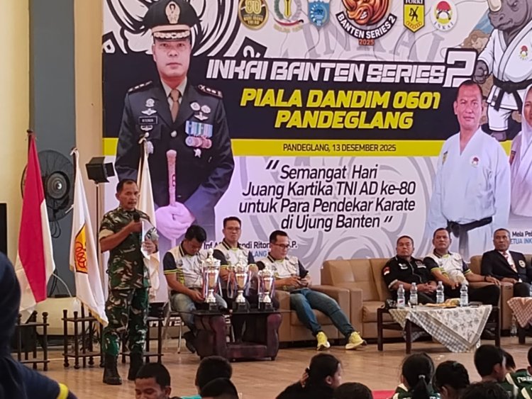 The Champions INKAI Banten Series 2 Piala Dandim 0601/Pandeglang  Angkat Semangat Hari Juang Kartika TNI AD ke-80