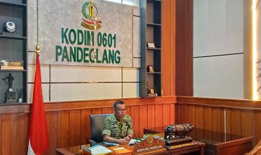 Dandim 0601/Pandeglang Ikuti Seminar Nasional Seskoad TA 2026 Bersama KASAD Secara Daring