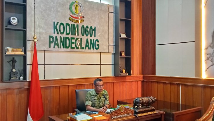 Dandim 0601/Pandeglang Ikuti Seminar Nasional Seskoad TA 2026 Bersama KASAD Secara Daring
