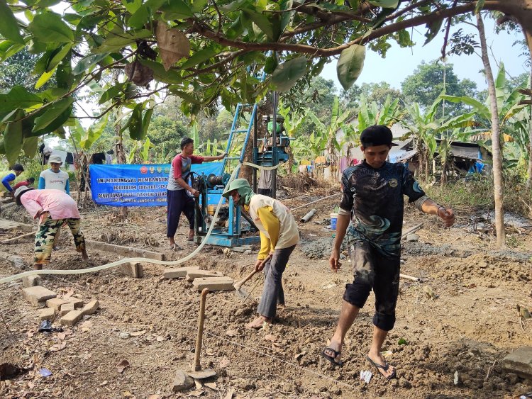 TMMD Ke-129 Kodim 0601/Pandeglang Lanjutkan Pengeboran Sumur Bor Titik Kedua, Wujudkan Akses Air Bersih bagi Warga Desa Pasirgadung