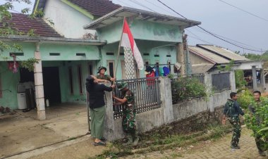 TMMD Ke-129 Hidupkan Semangat Kemerdekaan di Desa Pasirgadung