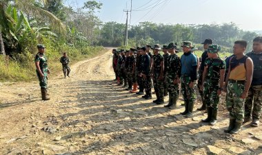 DAN SSK TMMD Ke-129 Pimpin Apel Pagi dan Cek Kesehatan Personel, Pastikan Moril Tetap Tinggi Demi Kelancaran Pekerjaan