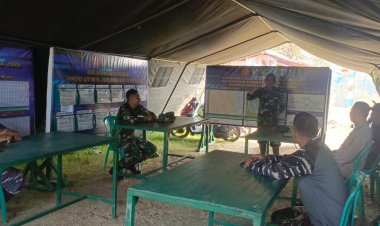 DAN SSK TMMD Ke-129 Laksanakan Evaluasi Hasil Pekerjaan Selama 23 Hari, Pastikan Sasaran Fisik Rampung Tepat Waktu