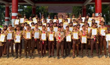 Saka Wira Kartika Koramil 0111/Pagelaran Cetak Prestasi, 49 Anggota Raih Pramuka Garuda