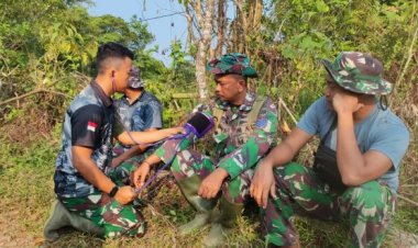 Anggota Satgas TMMD 117 Kodim 0601/Pandeglang, Rutin Periksakan Kesehatan