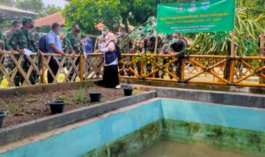Dandim 0601/Pdg Buka Kegiatan Program Bakti kemandirian Masyarakat TA 2021