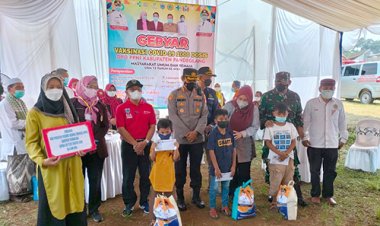 Dandim 0601/Pandeglang, Apresiasi Kegiatan Vaksinasi Covid-19 Oleh PPNI Kab. Pandeglang
