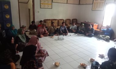 Babinsa Koramil 0115/Cimanggu Hadiri Sosialisasi Rencana Pembangunan Irigasi di Desa Kramat Jaya