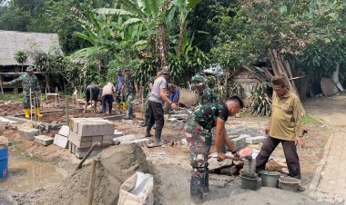 Satgas TMMD Ke-126 Kodim 0601/Pandeglang Laksanakan Pembangunan MCK untuk Tingkatkan Kesehatan dan Kesejahteraan Warga Desa