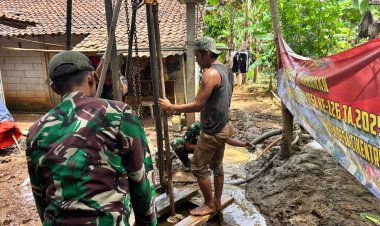 Satgas TMMD ke-126 Kodim 0601/Pandeglang Terus Lanjutkan Pengeboran Sumur untuk Fasilitas Umum, Progres Capai 85%