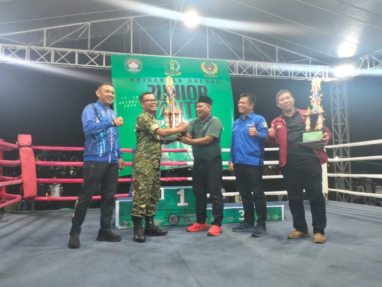 KEJUARAAN DAERAH TINJU JUNIOR YOUTH DALAM RANGKA HUT BANTEN KE-25 DAN HUT TNI KE-80 DI KODIM 0601/PANDEGLANG