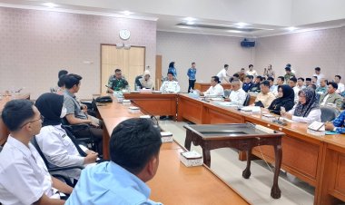 DANDIM 0601/PANDEGLANG BERSAMA FORKOPIMDA DAN MITRA LAKSANAKAN RAPAT KOORDINASI PROGRAM MBG DI KABUPATEN PANDEGLANG