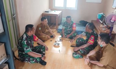 Danramil 0116/Cikeusik Laksanakan Kegiatan Komsos Bersama Kepala Puskesmas Cikeusik untuk Perkuat Sinergi Pelayanan Masyarakat