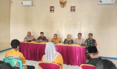 Babinsa Koramil 0109/Bojong Hadiri Monitoring dan Evaluasi Dana Desa Tahap II Desa Citumenggung Kecamatan Bojong Kabupaten Pandeglang