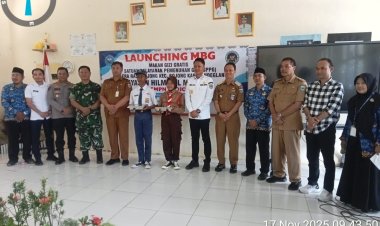 Kapten Arm Siswoyo Danramil 0108/Bojong Hadiri Acara Launching Program Makan Bergizi Gratis (MBG) SPPG
