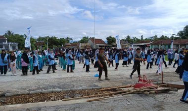 Koramil 0111/Pagelaran Hadiri Senam Pagi dan Jalan Santai Dalam Rangka HUT PGRI dan Hari Guru Nasional ke-80 Tingkat Kecamatan Pagelaran Tahun 2025