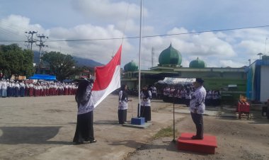 Danramil 0104/Cimanuk Hadiri Upacara Hari Ulang Tahun PGRI ke-80 dan Hari Guru Nasional Tahun 2025