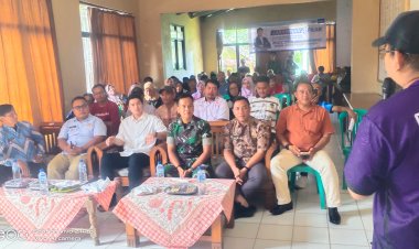 Babinsa Koramil 0104/Cimanuk Hadiri Kunjungan Kerja KONI Kabupaten Pandeglang di Aula Kecamatan Cimanuk