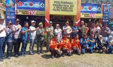 DANDIM 0601/PANDEGLANG BERSAMA FORKOPIMDA KABUPATEN PANDEGLANG LAKSANAKAN MONITORING POS NATARU, TEMPAT IBADAH NATAL DAN OBJEK WISATA PANTAI