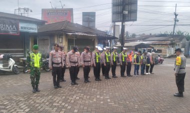 Apel Gabungan PAM Pelayanan Perayaan Natal 2025 dan Tahun Baru 2026 di Wilayah Banjar