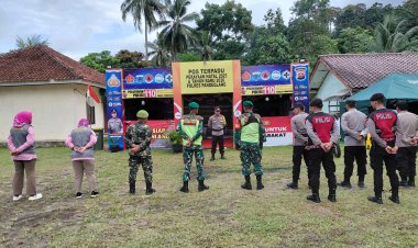 Pengamanan dan Pelayanan Nataru 2025–2026 di Pos Yan Carita Berjalan Aman dan Kondusif