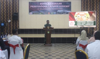 Dandim 0601/Pandeglang Pimpin Rapat Sinkronisasi Penyiapan Lahan KDKMP di Kabupaten Pandeglang