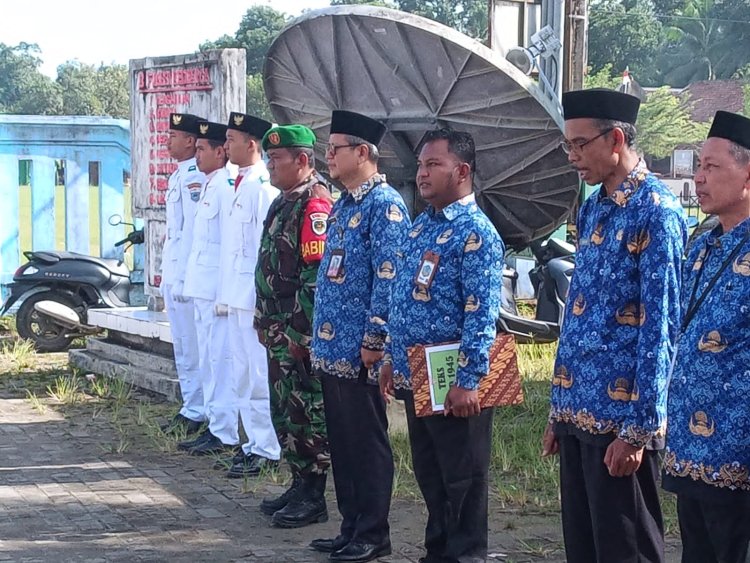 UPACARA HUT KORPRI KE-54 TAHUN 2025  KORAMIL 0116/Cikeusik – KODIM 0601/Pandeglang