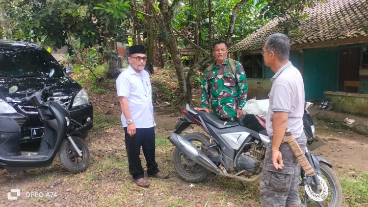 Danramil 0103/Banjar Melaksanakan Kegiatan Monitoring Penyiapan Lahan Pembangunan Koperasi Desa/Kelurahan Merah Putih (KDKMP)
