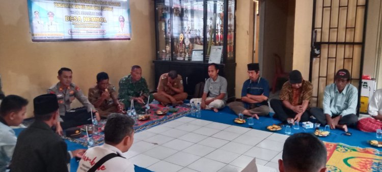 Danramil 0105/Mandalawangi Hadiri Musyawarah Desa Pembahasan RAPBDes Tahun Anggaran 2026 di Desa Nembol