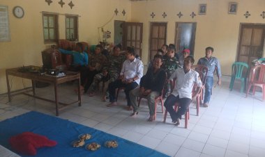 Anggota Babinsa Koramil 0115/Cimanggu Hadiri Tasyakuran Swasembada Pangan di Kecamatan Cimanggu