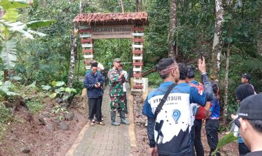 Danramil 0105/Mandalawangi Bersama Babinsa Hadiri Pembukaan Jalur Pendakian Gunung Asepan
