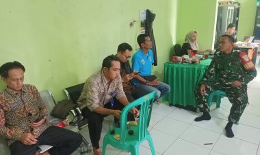 Serka Ujang Sopyan Babinsa Koramil 0102/Cadasari Hadiri Musrenbangdes Penyusunan RKPDes Tahun 2027 di Desa Kurungdahu