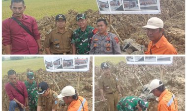 Danramil 0108/Bojong Hadiri Peletakan Batu Pertama Pembangunan KDKMP Desa Bungurcopong