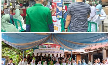 Serma H. Ayo Babinsa Koramil 0103/Banjar Hadiri Peringatan Harlah 100 Tahun NU di Markas PBNU Kecamatan Kaduhejo