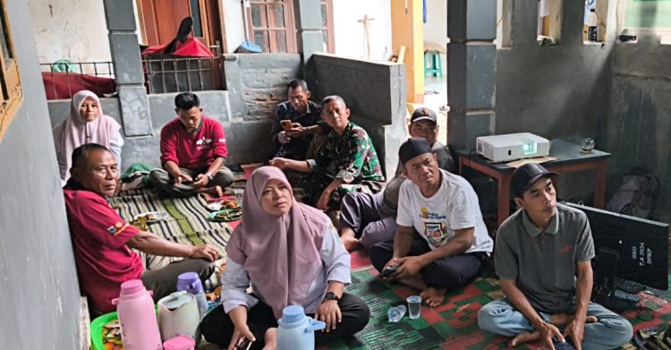 Babinsa Koramil 04/Cimanuk Hadiri Vicon Panen Raya dan Pengumuman Swasembada Pangan