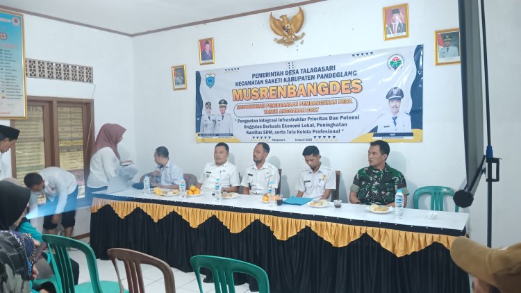 BATUUD KORAMIL 0107/SAKETI HADIRI MUSREMBANGDES DESA TALAGASARI TA 2027