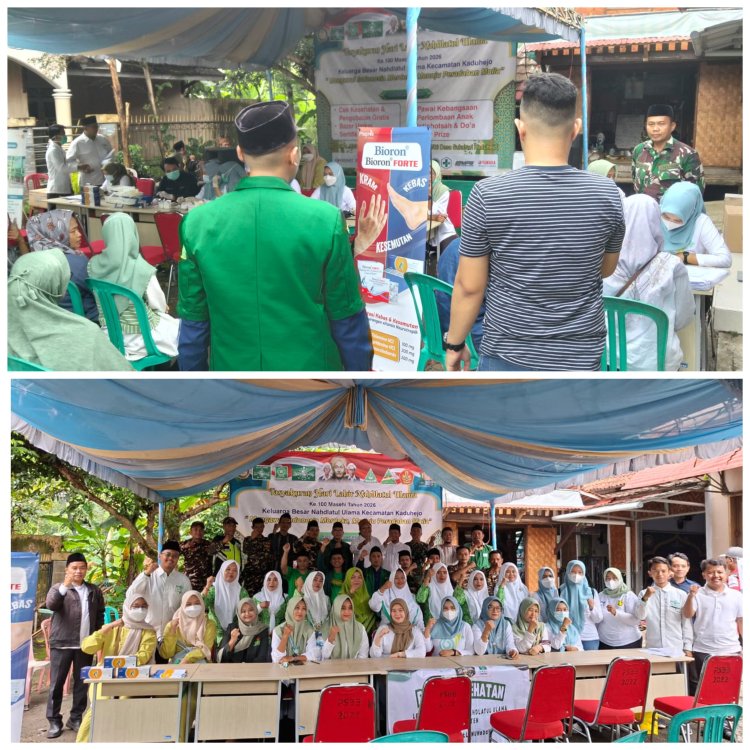 Serma H. Ayo Babinsa Koramil 0103/Banjar Hadiri Peringatan Harlah 100 Tahun NU di Markas PBNU Kecamatan Kaduhejo