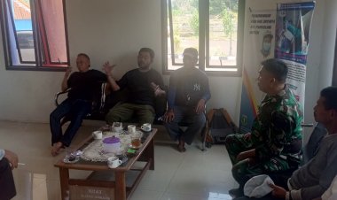 KORAMIL 0104/CIMANUK – KODIM 0601/PANDEGLANG  Babinsa Koramil 0104/Cimanuk Laksanakan Komsos dan Musyawarah Lokasi Pembangunan KDKMP di Desa Pasirmae