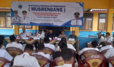 Danramil 0109/Munjul Hadiri Musrenbang Tingkat Kecamatan Angsana