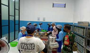 Serka Ujang SopyanBabinsa Koramil 0102/Cadasari Laksanakan Komsos dan Pengawasan Penyaluran MBG di Yayasan Prima Land Peduli Umat