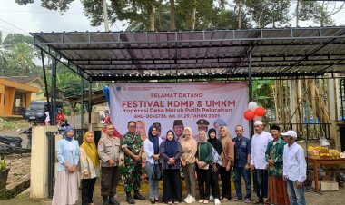 Serka Zaenal Aripin Babinsa Koramil 0103/Banjar Hadiri Festival Koperasi Desa Merah Putih & UMKM Palurahan Sambut Bulan Suci Ramadhan