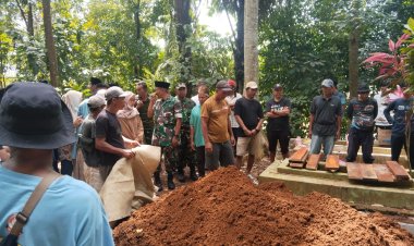 Suasana Haru Warnai Pemakaman Serma Salachuddin Syah Anggota Koramil 0110/Labuan