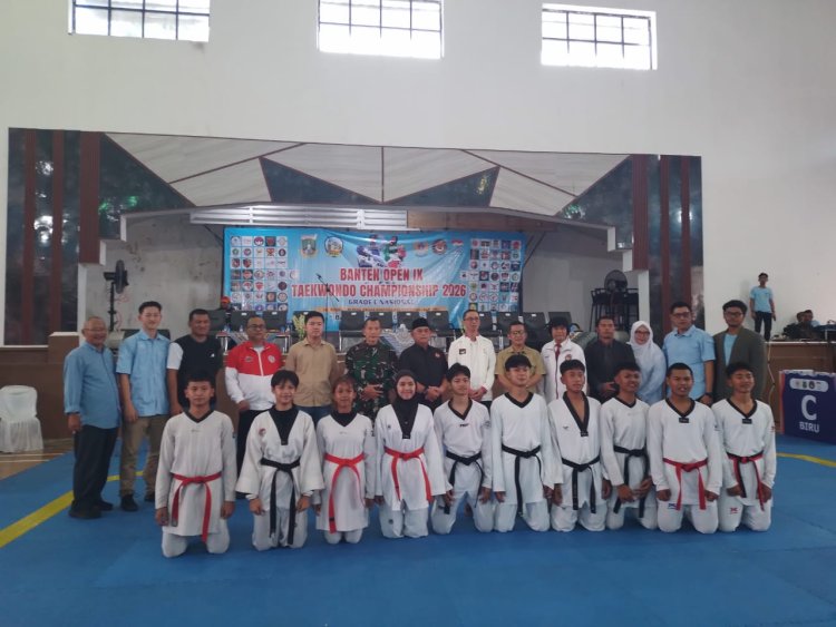 Pembukaan Kejuaraan Taekwondo Banten Open Championship IX Tahun 2026  GOR Graha Pancasila, Pandeglang