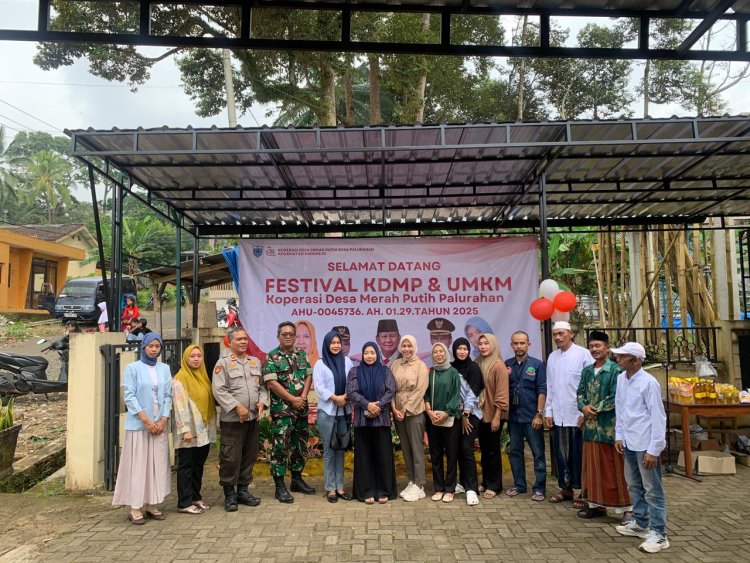 Serka Zaenal Aripin Babinsa Koramil 0103/Banjar Hadiri Festival Koperasi Desa Merah Putih & UMKM Palurahan Sambut Bulan Suci Ramadhan